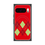Premium Square Case with Pixelsnap［ Nordic Argyle - Red ］