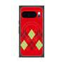 Premium Square Case with Pixelsnap［ Nordic Argyle - Red ］