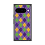 Premium Square Case with Pixelsnap［ Argyle - Purple ］