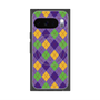 Premium Square Case with Pixelsnap［ Argyle - Purple ］