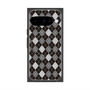 Premium Square Case with Pixelsnap［ Argyle - Black ］