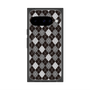 Premium Square Case with Pixelsnap［ Argyle - Black ］