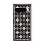 Premium Square Case with Pixelsnap［ Argyle - Black ］