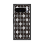 Premium Square Case with Pixelsnap［ Argyle - Black ］