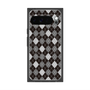 Premium Square Case with Pixelsnap［ Argyle - Black ］