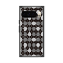 Premium Square Case with Pixelsnap［ Argyle - Black ］