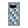 Premium Square Case with Pixelsnap［ Argyle - Blue ］