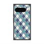 Premium Square Case with Pixelsnap［ Argyle - Blue ］