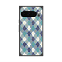 Premium Square Case with Pixelsnap［ Argyle - Blue ］