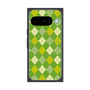 Premium Square Case with Pixelsnap［ Argyle - Green ］