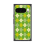 Premium Square Case with Pixelsnap［ Argyle - Green ］