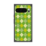 Premium Square Case with Pixelsnap［ Argyle - Green ］