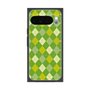 Premium Square Case with Pixelsnap［ Argyle - Green ］