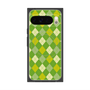 Premium Square Case with Pixelsnap［ Argyle - Green ］