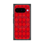 Premium Square Case with Pixelsnap［ Argyle - Red ］