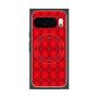Premium Square Case with Pixelsnap［ Argyle - Red ］