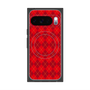 Premium Square Case with Pixelsnap［ Argyle - Red ］