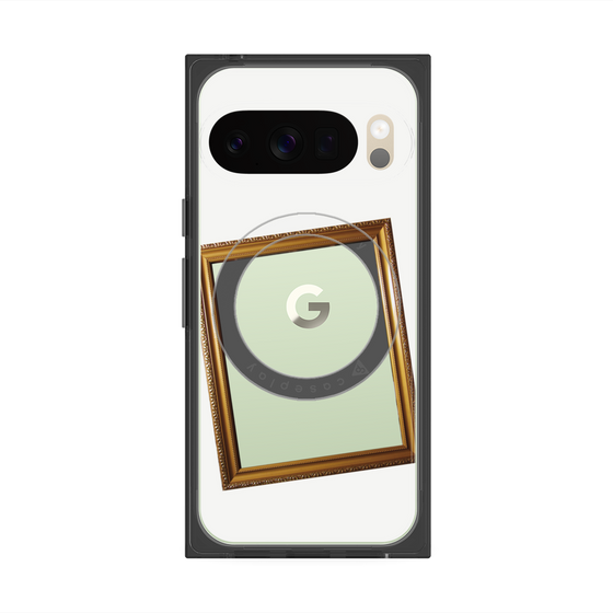 Premium Square Case with Pixelsnap［ Photo Frame - White ］