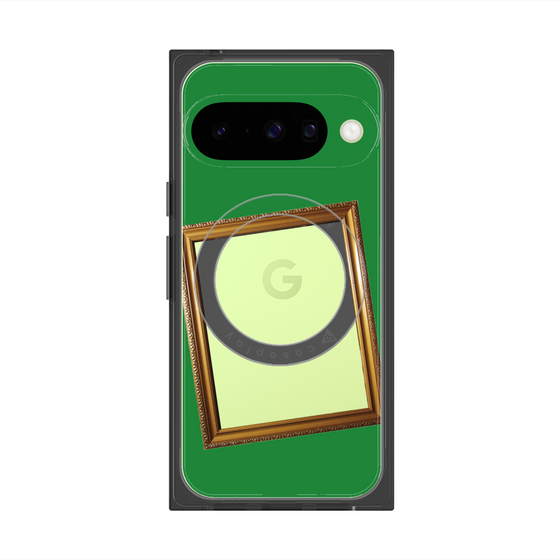 Premium Square Case with Pixelsnap［ Photo Frame - Green ］