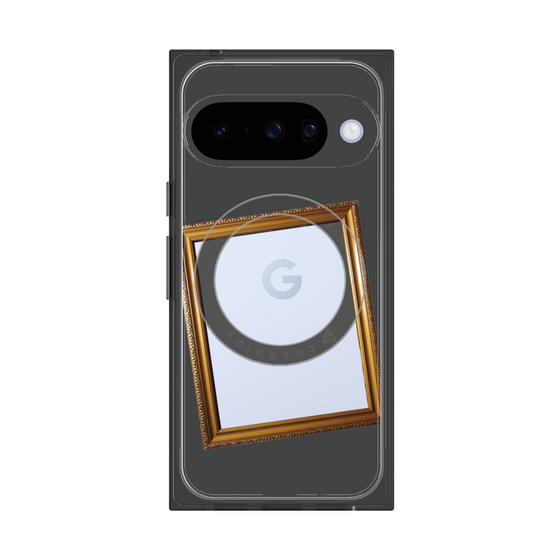 Premium Square Case with Pixelsnap［ Photo Frame - Gray ］