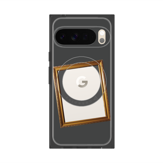 Premium Square Case with Pixelsnap［ Photo Frame - Gray ］