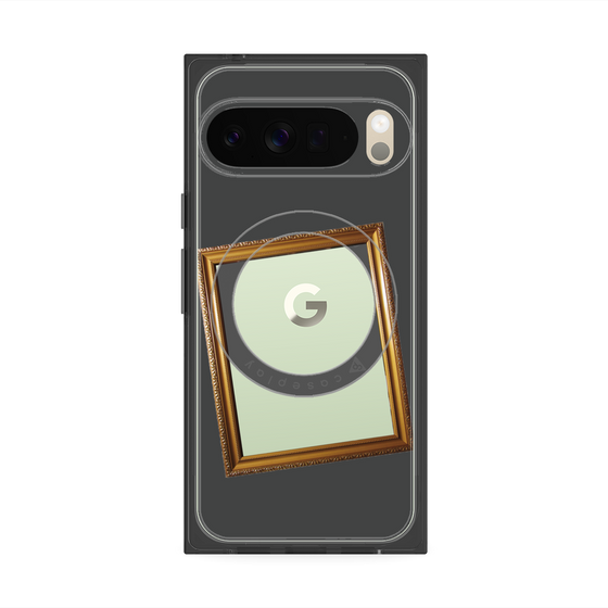 Premium Square Case with Pixelsnap［ Photo Frame - Gray ］