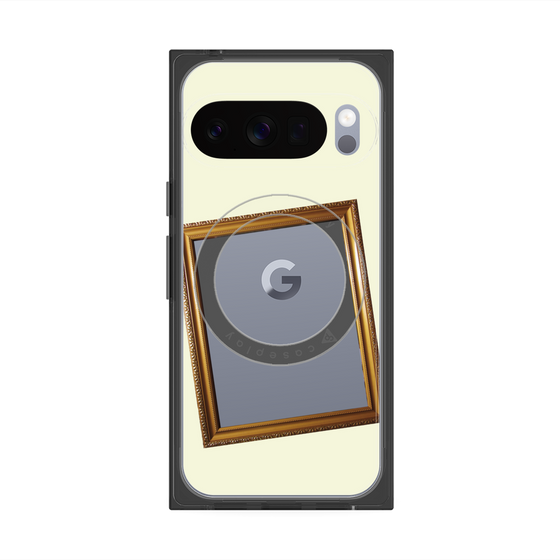 Premium Square Case with Pixelsnap［ Photo Frame - Ivory ］