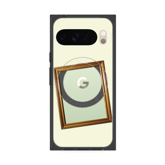 Premium Square Case with Pixelsnap［ Photo Frame - Ivory ］