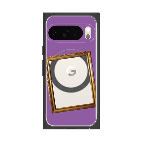 Premium Square Case with Pixelsnap［ Photo Frame - Purple ］