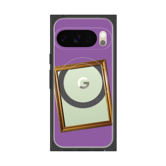 Premium Square Case with Pixelsnap［ Photo Frame - Purple ］