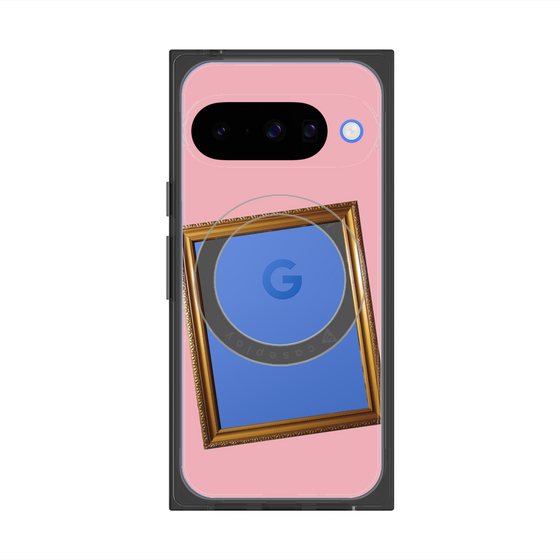 Premium Square Case with Pixelsnap［ Photo Frame - Pink ］