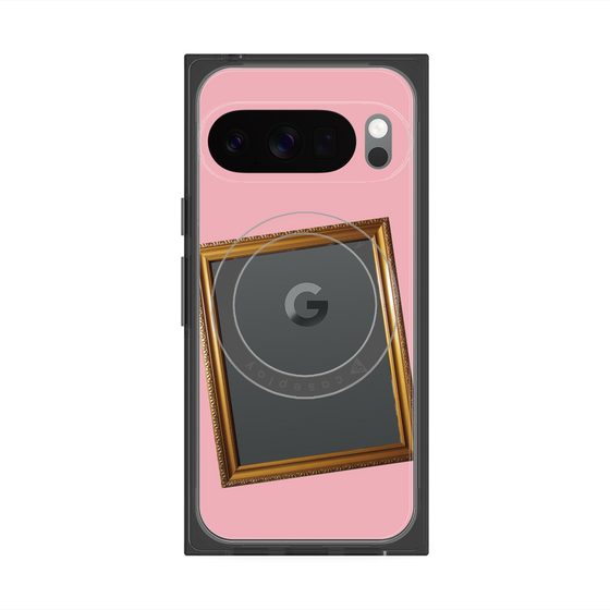 Premium Square Case with Pixelsnap［ Photo Frame - Pink ］