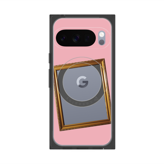 Premium Square Case with Pixelsnap［ Photo Frame - Pink ］