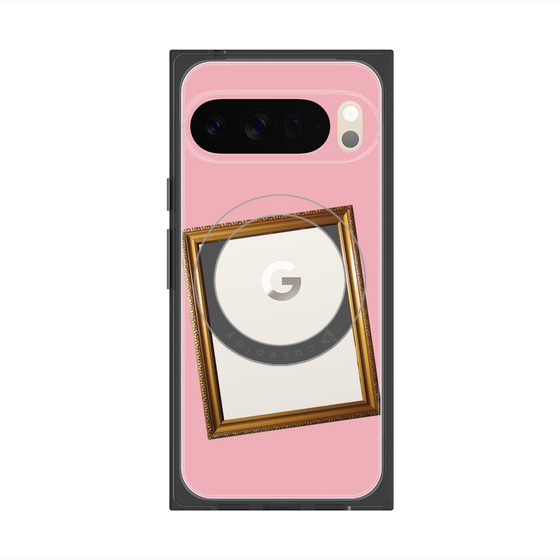 Premium Square Case with Pixelsnap［ Photo Frame - Pink ］