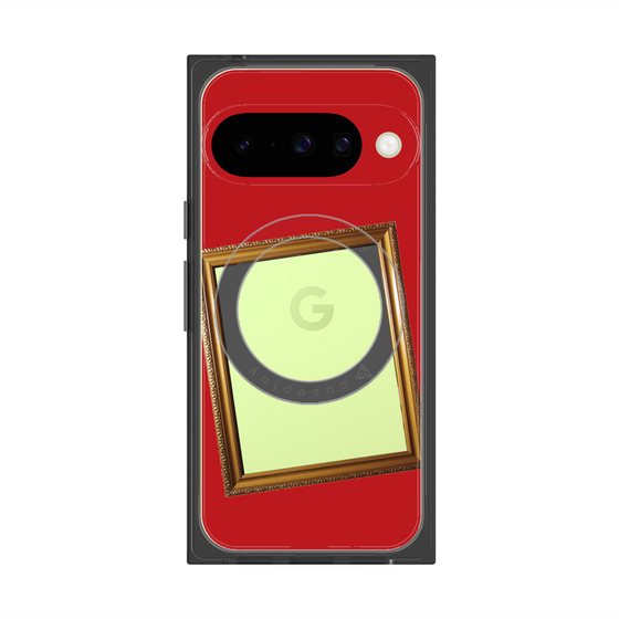 Premium Square Case with Pixelsnap［ Photo Frame - Red ］