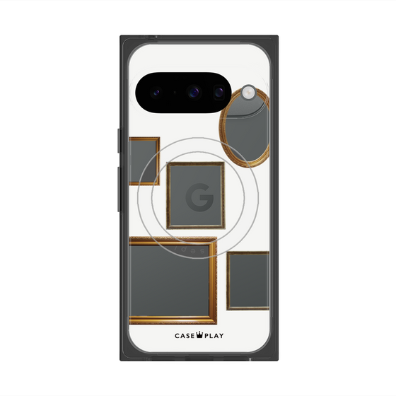 Premium Square Case with Pixelsnap［ Photo Frames - White ］