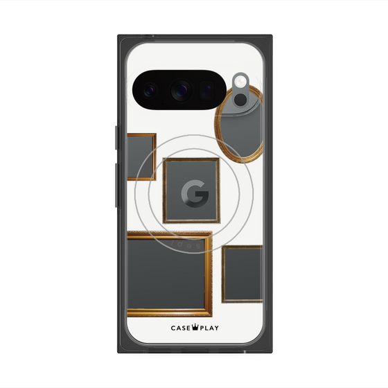 Premium Square Case with Pixelsnap［ Photo Frames - White ］