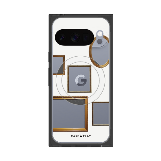 Premium Square Case with Pixelsnap［ Photo Frames - White ］