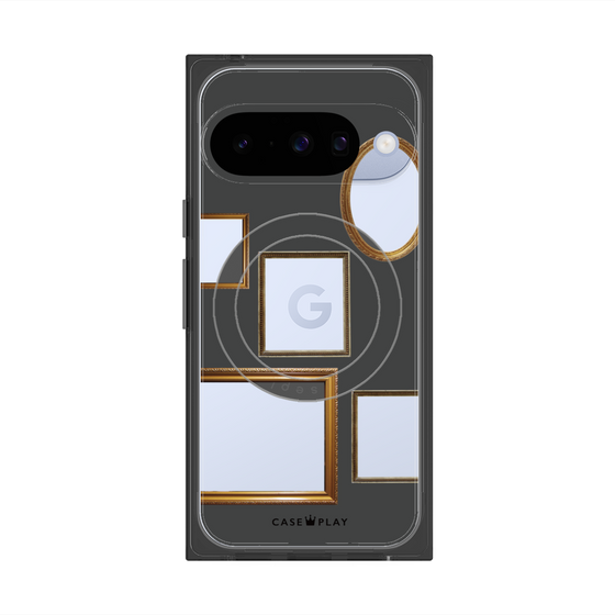 Premium Square Case with Pixelsnap［ Photo Frames - Gray ］