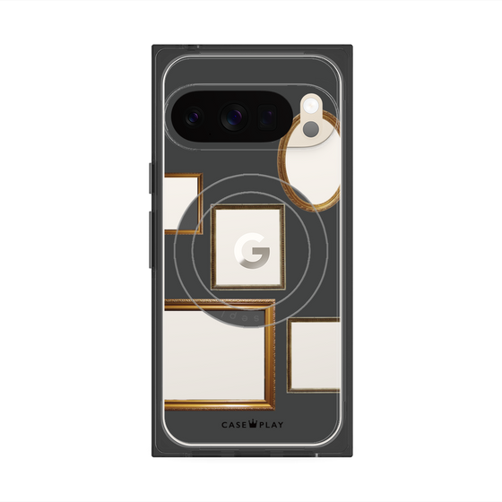 Premium Square Case with Pixelsnap［ Photo Frames - Gray ］