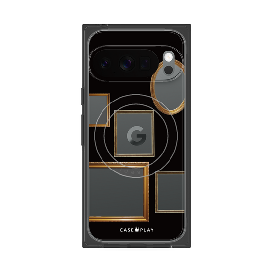 Premium Square Case with Pixelsnap［ Photo Frames - Black ］
