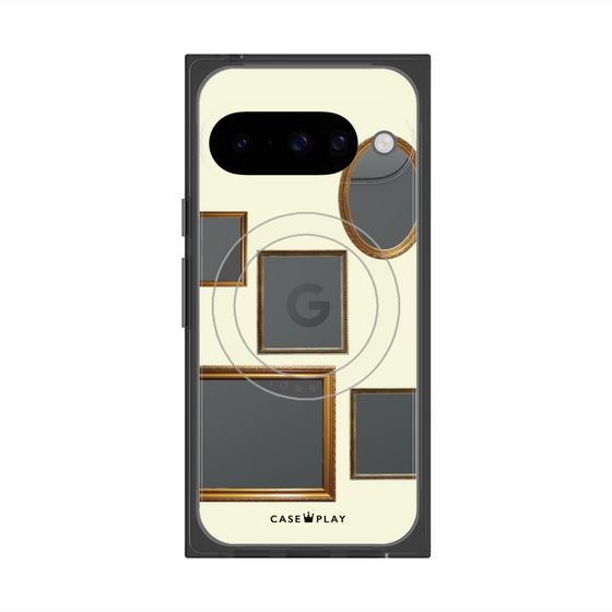 Premium Square Case with Pixelsnap［ Photo Frames - Ivory ］