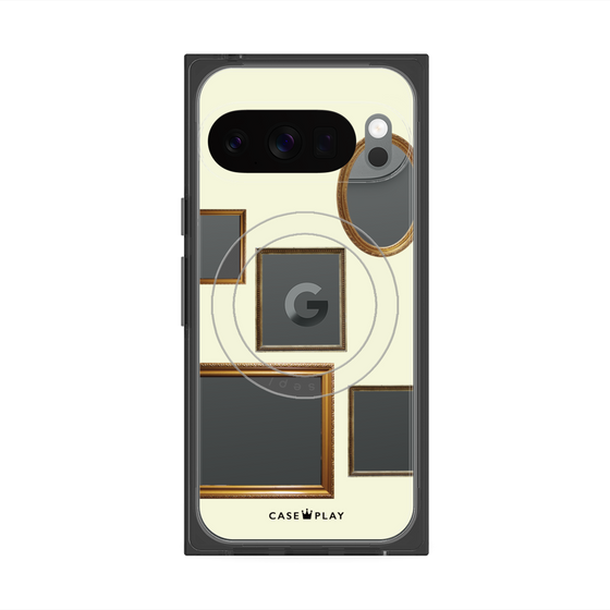 Premium Square Case with Pixelsnap［ Photo Frames - Ivory ］