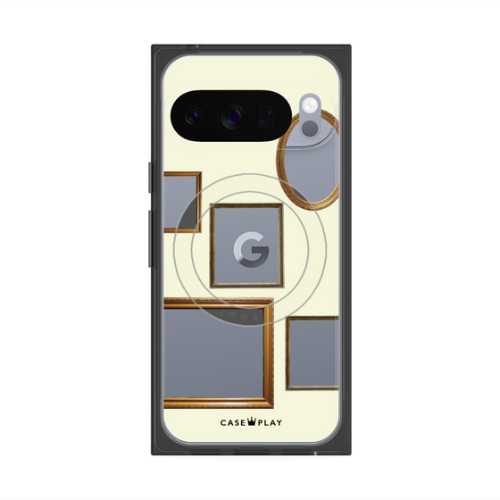 Premium Square Case with Pixelsnap［ Photo Frames - Ivory ］