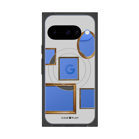 Premium Square Case with Pixelsnap［ Photo Frames - Light Gray ］