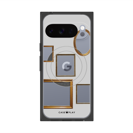 Premium Square Case with Pixelsnap［ Photo Frames - Light Gray ］