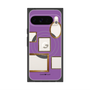 Premium Square Case with Pixelsnap［ Photo Frames - Purple ］