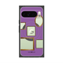 Premium Square Case with Pixelsnap［ Photo Frames - Purple ］