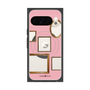 Premium Square Case with Pixelsnap［ Photo Frames - Pink ］
