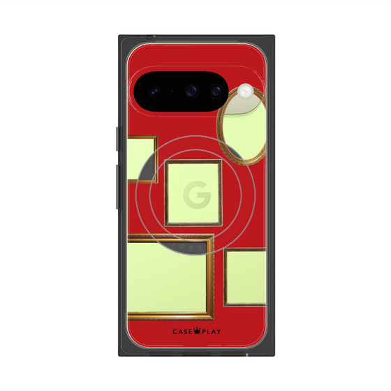 Premium Square Case with Pixelsnap［ Photo Frames - Red ］